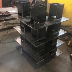 Steel Boots for wooden Post Innovative Metal Solutions LLC